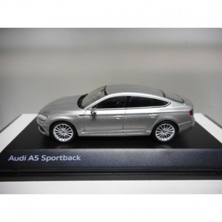 AUDI A5 SPORTBACK 2017 RED SILVER DEALER SPARK 1:43