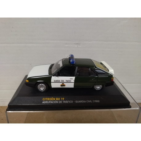 CITROEN BX 19 GUARDIA CIVIL 1988 1:43 ALTAYA IXO USADO/EX PRIVADO