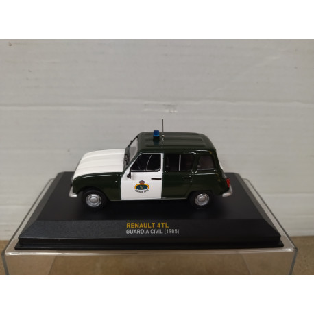 RENAULT 4 TL GUARDIA CIVIL 1985 1:43 ALTAYA IXO USADO/EX PRIVADO