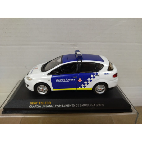 SEAT TOLEDO 2007 GUARDIA URBANA BARCELONA/POLICIA 1:43 ALTAYA IXO