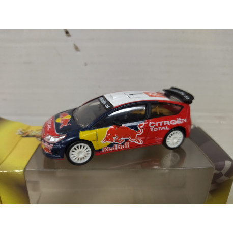 CITROEN C4 WRC RALLY TOTAL RED BULL BOX YELLOW apx 1:64 NOREV 3 INCHES (7,5cm)