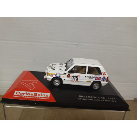 SEAT PANDA 45 1981 RALLY CRITERIUM LUIS DE BAVIERA CARLOS SAINZ 1:43 ALTAYA IXO