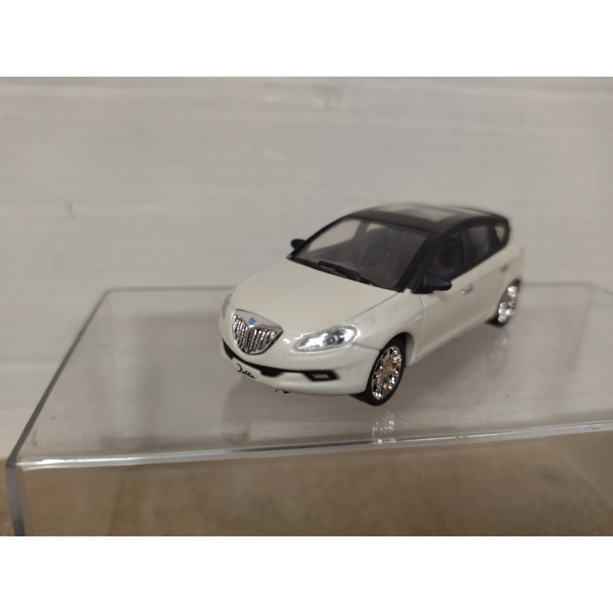 LANCIA DELTA 2008 WHITE apx 1:64 NOREV 3 INCHES (7,5cm) - BCN STOCK CARS