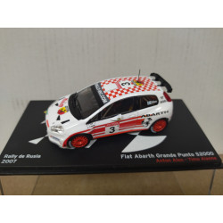 FIAT GRANDE PUNTO ABARTH S2000 2007 RALLY RUSIA A.ALEN 1:43 ALTAYA IXO