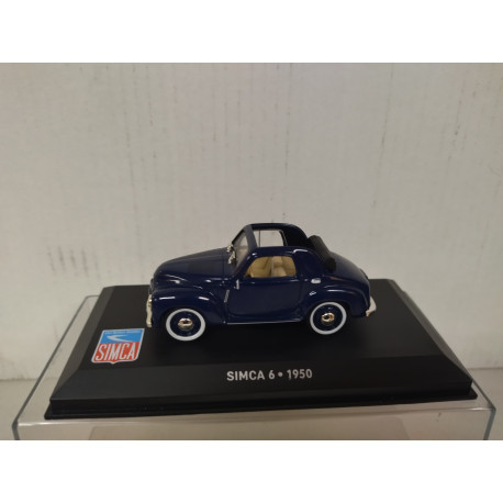 SIMCA 6 1950 BLUE BELLES SIMCA 1:43 ALTAYA IXO