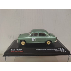 SEAT 1400 B 1957 COPA MONTJUIC JUAN FERNANDEZ 1:43 IXO ALTAYA