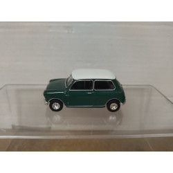 MINI COOPER S 1964 GREEN AND WHITE ROOF apx 1:64 NOREV 3 INCHES (7,5cm)