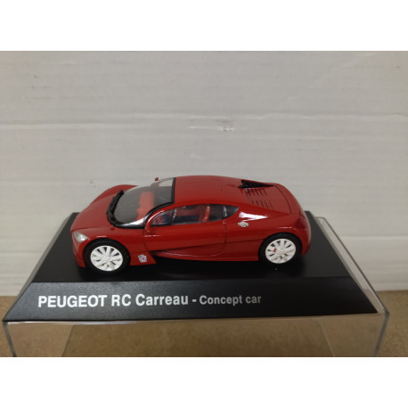 PEUGEOT RC CARREAU RED CONCEPT CAR 1:43 NOREV HACHETTE