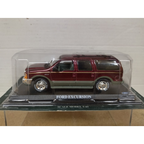 FORD EXCURSION 2004 RED/BROWN 1:43 DelPRADO