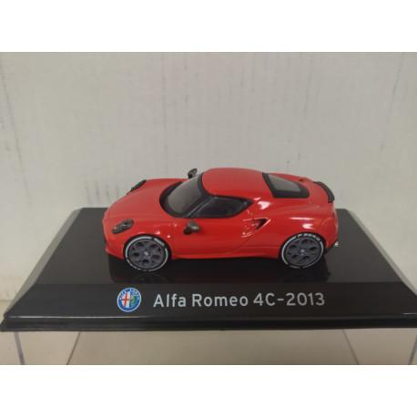 ALFA ROMEO 4C 2013 RED SUPERCARS 1:43 SALVAT IXO
