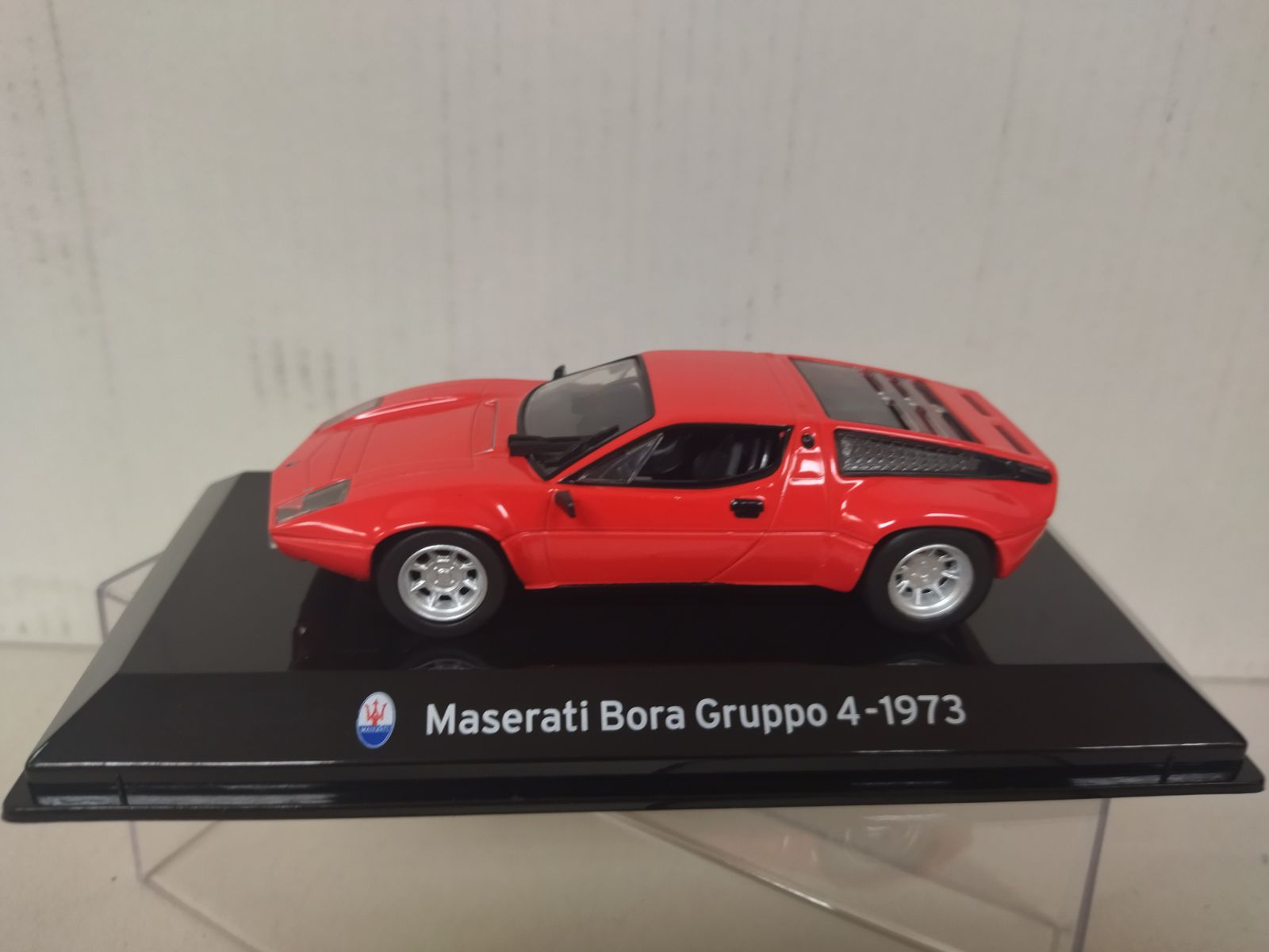 Altaya 1/43 - Maserati Bora Gruppo 4 1973 Red Supercar Diecast Model