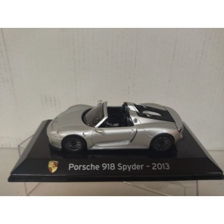 PORSCHE 918 2013 SPYDER GREY SUPERCARS 1:43 SALVAT IXO