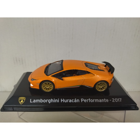 LAMBORGHINI HURACAN 2017 PERFORMANTE ORANGE SUPERCARS 1:43 SALVAT IXO