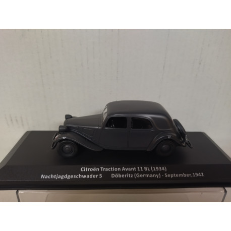 CITROEN TRACTION AVANT 11 BL 1942 NACHTJAGDGESCHWADER 5 GERMANY WW2 1:43 ALTAYA IXO