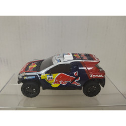 PEUGEOT 2008 DKR WHITE 2015 RALLY DAKAR n302 S.PETERHANSEL 1:43 LUPA IXO