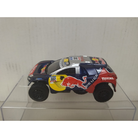 PEUGEOT 2008 DKR SILVER 2016 WIN RALLY DAKAR n302 S.PETERHANSEL 1:43 LUPA IXO
