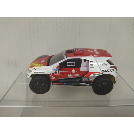 PEUGEOT 2008 DKR 2016 RALLY DAKAR n328 R.DUMAS 1:43 LUPA IXO