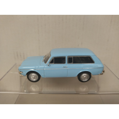 VOLKSWAGEN VARIANT 1969 BLUE LIGHT QUERIDOS AUTOS ECUADOR 1:43 LUPA IXO