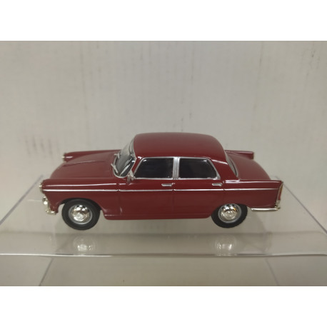 PEUGEOT 404 1968 DARK RED CARROS MAS QUERIDOS COLOMBIA 1:43 LUPA IXO