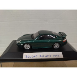 PORSCHE 911 1999 GT3 GREEN 1:43 HIGH-SPEED CAJA NO ORIGINAL