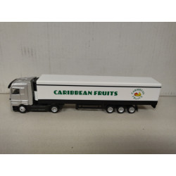 MERCEDES-BENZ ACTROS CARIBBEAN FRUITS TRAILERS EL COMERCIO 1:87 H0 IXO LUPA