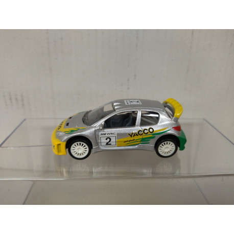 PEUGEOT 206 WRC n2 RALLY YACCO apx 1:64 NOREV 3 INCHES (7,5cm)