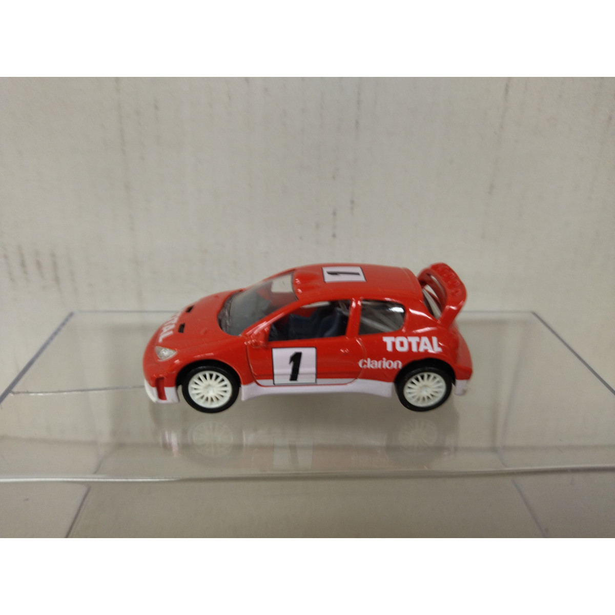Modèle Réduit Peugeot 206 WRC N°2 Total - Majorette 1/57, Occasion