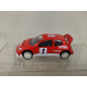 PEUGEOT 206 WRC n1 RALLY CLARION TOTAL BOX WHITE apx 1:64 NOREV 3 INCHES (7,5cm)