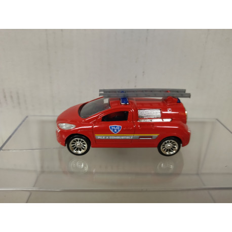 PEUGEOT H2O POMPIERS FUELL CELL BOX RED apx 1:64 NOREV 3 INCHES (7,5cm)