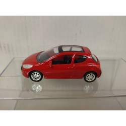 PEUGEOT 207 MI-VIE BERLINE 3P ROUGE apx 1:64 NOREV 3 INCHES (7,5cm)