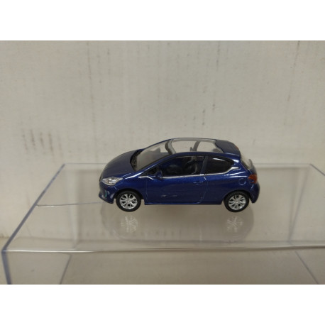 PEUGEOT 208 3P BLUE apx 1:64 NOREV 3 INCHES (7,5cm)