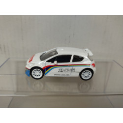 PEUGEOT 208 RALLY TOTAL BOX RED NOREV apx 1:64 NOREV 3 INCHES (7,5cm)