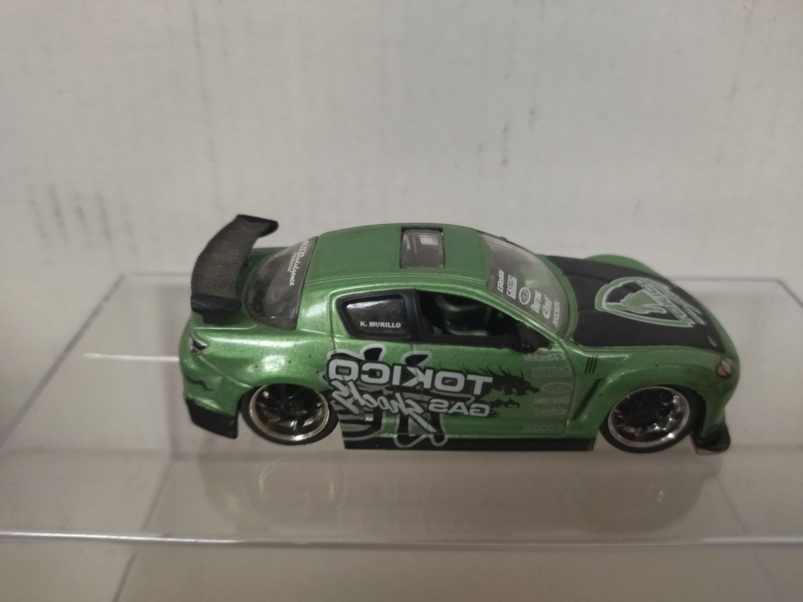 MAZDA RX-8 GREEN IMPORT RACER 1:64 JADA TOYS NO BOX - BCN STOCK CARS