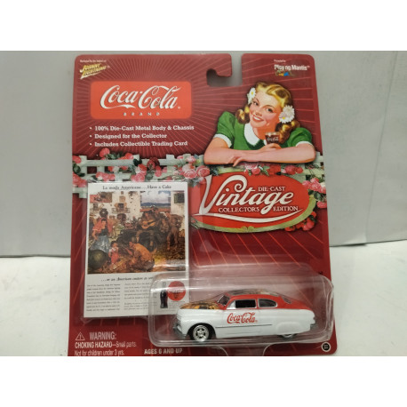 MERCURY COUPE 1949 VINTAGE COCA-COLA 1:64 JOHNNY LIGHTNING - BCN