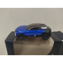 PEUGEOT QUARTZ BLUE/BLACK CONCEPT CAR apx 1:64 NOREV 3 INCHES (7,5cm)