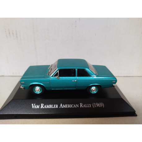 AMC VAM RAMBLER AMERICAN 1969 GREEN MEMORABLES MEXICO 1:43 DeAGOSTINI IXO