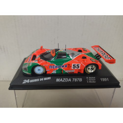 MAZDA 787 B 1991 WIN 24 H LE MANS WEIDLER-HERBERT-GACHOT 1:43 ALTAYA IXO