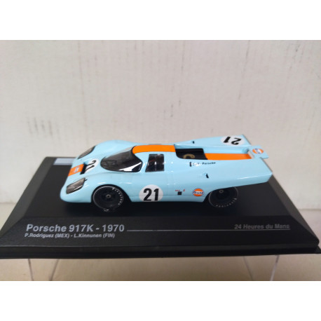 PORSCHE 917K 1970 GULF 24 H LE MANS P.RODRIGUEZ-L.KINNUNEN 1:43 ALTAYA IXO
