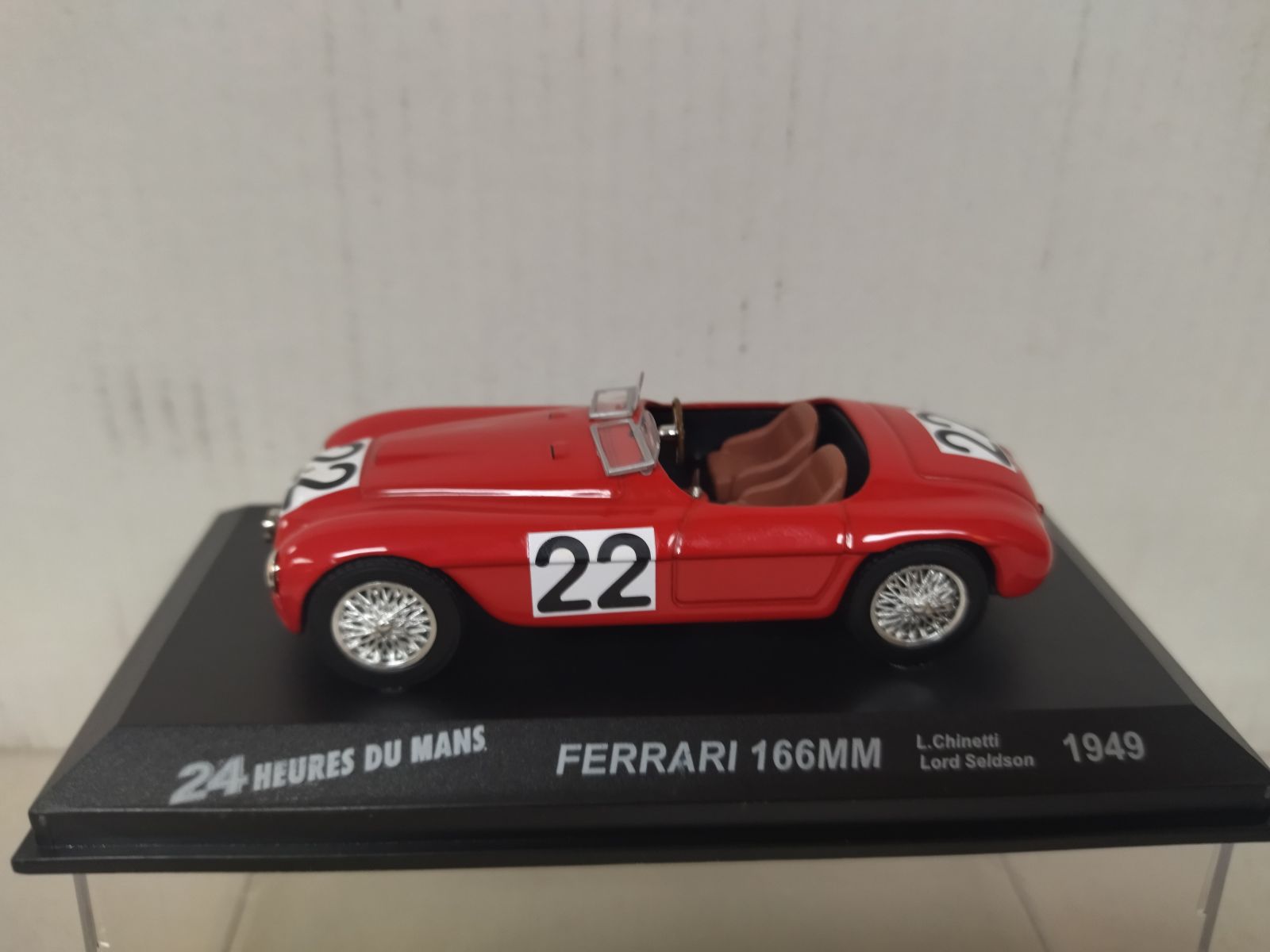 Ferrari 166 MM Barchetta KK Scale 1/18 - Vainqueur Le Mans 1949 - NEUF