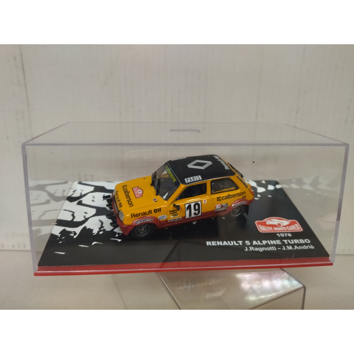 RENAULT 5 R5 ALPINE MONTE CARLO 1978 CALBERSON N° 19 Andrie Ragnotti