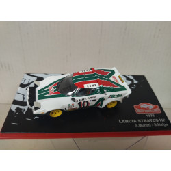 LANCIA STRATOS HF 1976 WIN RALLY MONTE CARLO S.MUNARI 1:43 ALTAYA IXO
