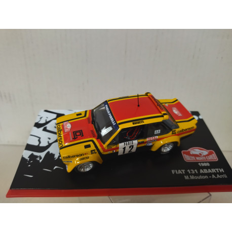 FIAT 131 ABARTH 1980 RALLY MONTE CARLO M.MOUTON 1:43 ALTAYA IXO