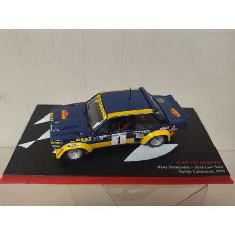FIAT 131 ABARTH 1979 WIN RALLY CATALUÑA B.FERNANDEZ 1:43 ALTAYA IXO