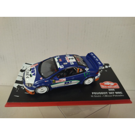 PEUGEOT 307 WRC 2006 RALLY MONTE CARLO M,STOHL 1:43 ALTAYA IXO