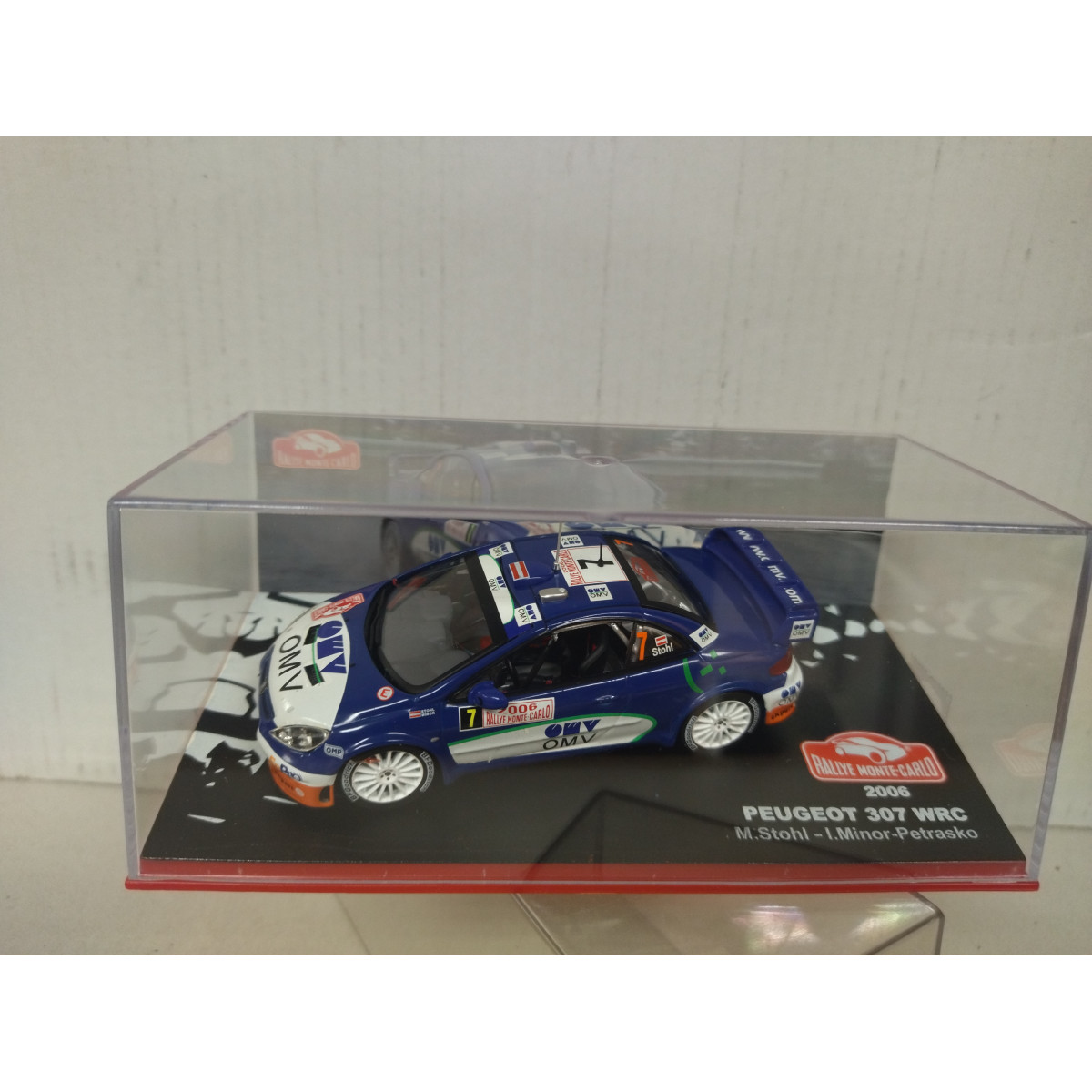 OPO 10 - Voiture Rallye 1/43 Compatible avec Peugeot 307 Monte Carlo 2005  Märtin Park - BR49