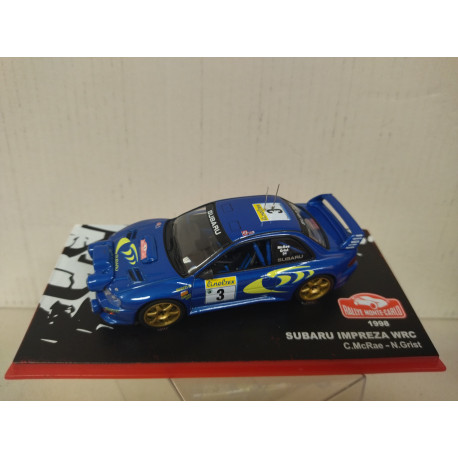 SUBARU IMPREZA WRC 1998 RALLY MONTE CARLO COLIN MCRAE 1:43 ALTAYA IXO