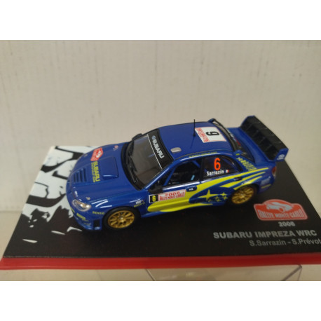 SUBARU IMPREZA WRC 2006 RALLY MONTE CARLO S.SARRAZIN 1:43 ALTAYA IXO