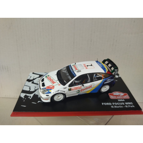 FORD FOCUS WRC 2004 RALLY MONTE CARLO M.MARTIN 1:43 ALTAYA IXO