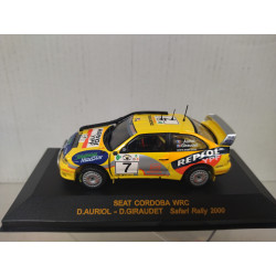SEAT CORDOBA WRC 2000 RALLY SAFARI D.AURIOL 1:43 RALLY CAR ALTAYA IXO