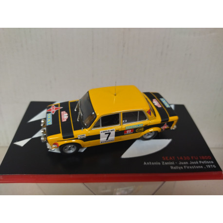 SEAT 1430 1976 FU 1800 WIN RALLY FIRESTONE A.ZANINI 1:43 ALTAYA IXO